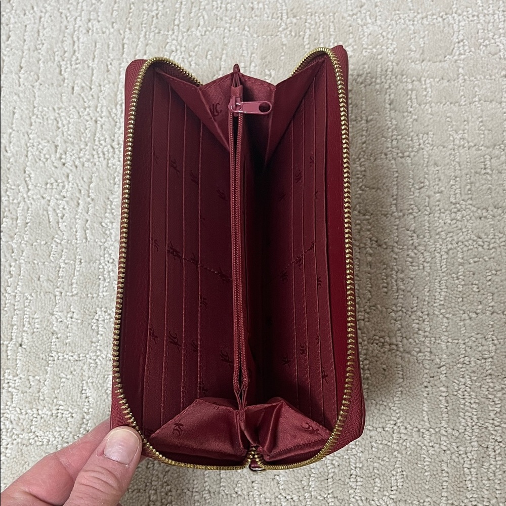 Kenneth Cole red Leather Wallet - Picture 3 of 4